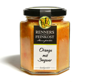 Orange Ingwer (mit Schale) Fruchtaufstrich